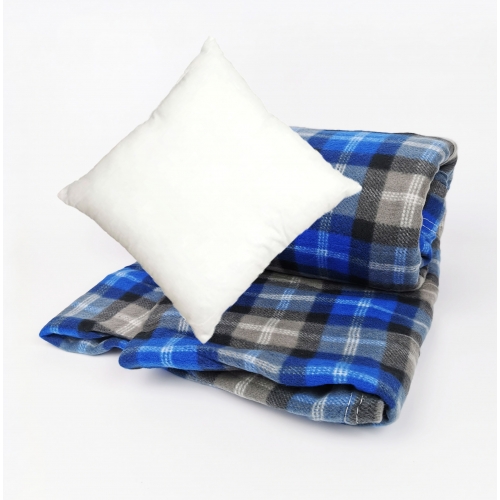 PROMOCYJNY zestaw- Koc piknikowy + miękka poduszka poduszka z bliska- silikonowa- najmiększa włóknina